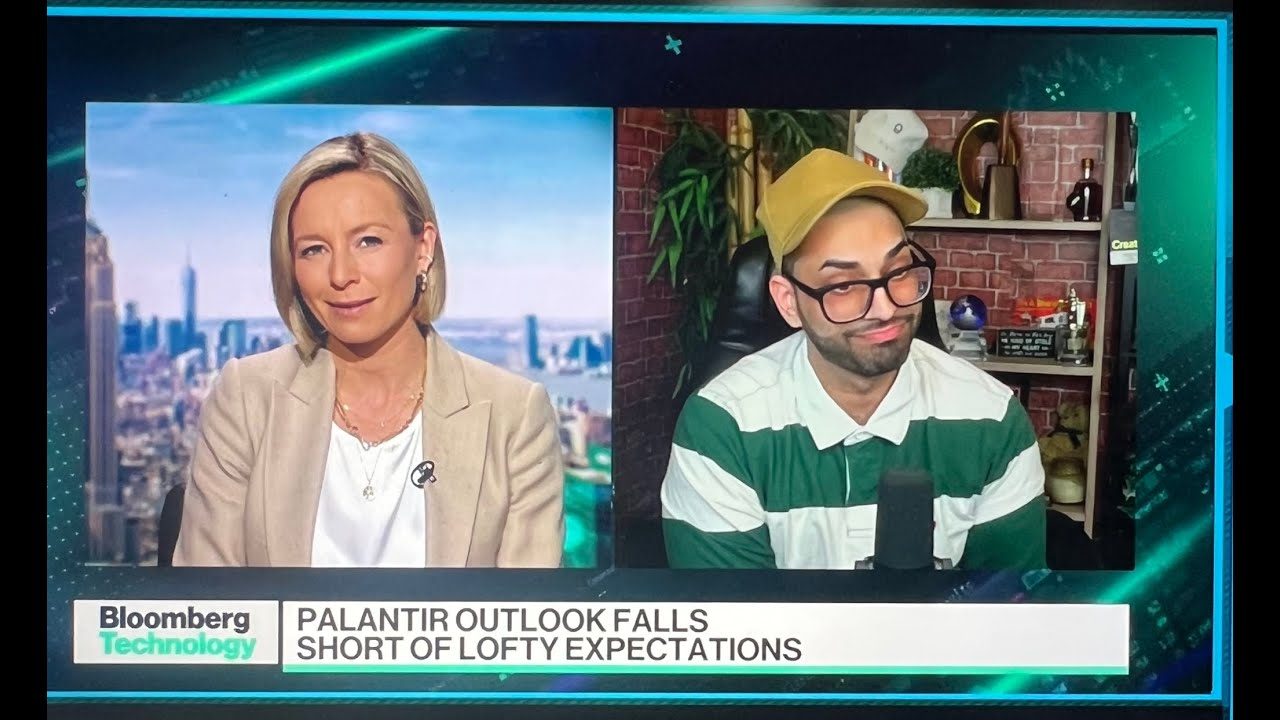 Amit on Bloomberg Technology discussing Palantir earnings